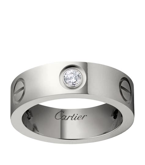 Cartier white gold rings